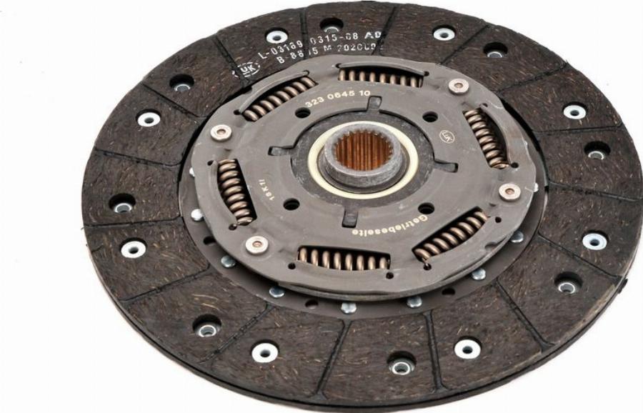 LuK 323 0645 10 - TARCZA SPRZ. VW A4-A6-PASSAT 1.9 TDI 95-08