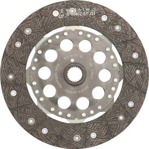 LuK 323 0727 10 - TARCZA SPRZ. VW PASSAT-A4-A6 1.9TDI 98-05