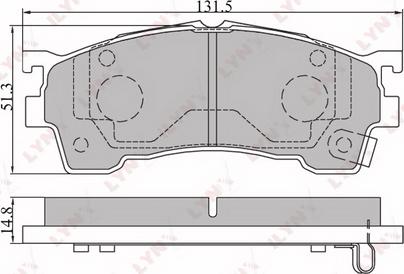 QUARO QP7891 - KLOCKI HAM. MAZDA P. 626 91--PROBE-323 98-