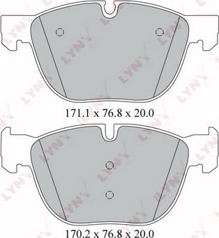 Meyle 025 241 7019 - KLOCKI HAM. BMW P. E70-E71 X5-X6 3.0-4.8 08-