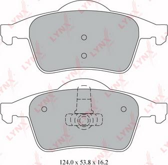 Delphi LP1504 - Klocek hamulcowy kpl.