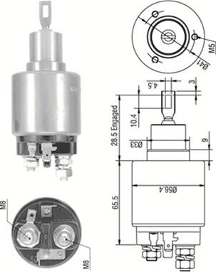 Magneti Marelli 940113050270 — Włącznik elektromagnetyczny, rozrusznik