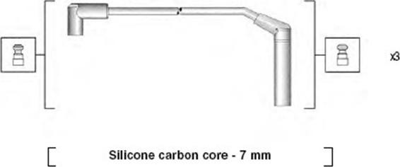 Magneti Marelli 941365090932 — Zestaw przewodów zapłonowych