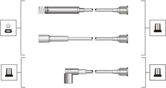 Magneti Marelli 941319170047 — Zestaw przewodów zapłonowych