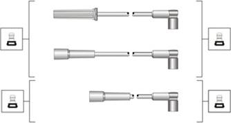 Magneti Marelli 941319170021 - PRZEWODY WYS. NAP. DAEWOO