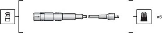 Magneti Marelli 941318111149 - PRZEWODY WYS. NAP. DB M104-112