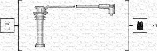 Magneti Marelli 941318111142 - PRZEWODY WYS. NAP. FORD