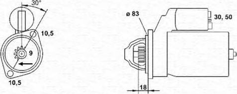 Magneti Marelli 943251416010 — Rozrusznik