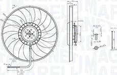 Magneti Marelli 069422848010 — Wentylator, chłodzenie silnika
