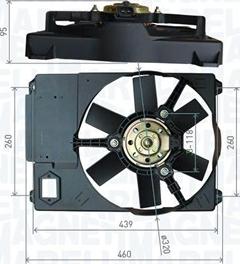 Magneti Marelli 069422800010 — Wentylator, chłodzenie silnika