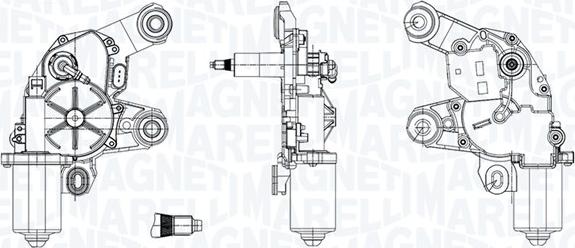 Magneti Marelli 064075400010 — Silnik wycieraczek