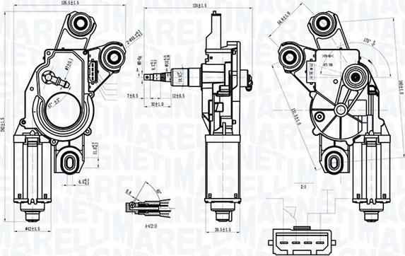 Magneti Marelli 064070000010 — Silnik wycieraczek