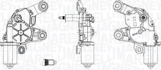 Magneti Marelli 064073200010 — Silnik wycieraczek