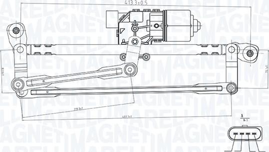 Magneti Marelli 064351737010 — Czyszczenie szyb