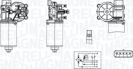 Magneti Marelli 064376500010 — Silnik wycieraczek