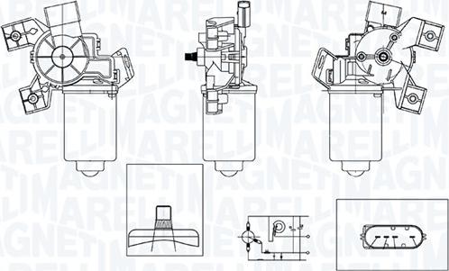 Magneti Marelli 064371200010 — Silnik wycieraczek