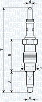 Magneti Marelli 062900011304 — Świeca żarowa