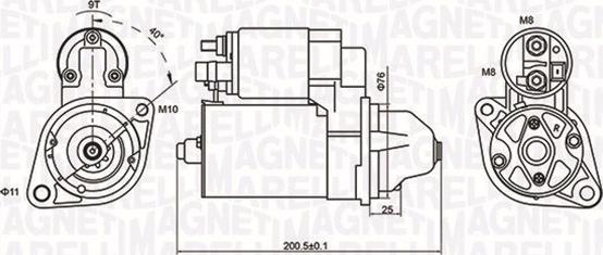 Magneti Marelli 063721412010 - Rozrusznik