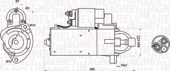 Magneti Marelli 063721423010 — Rozrusznik