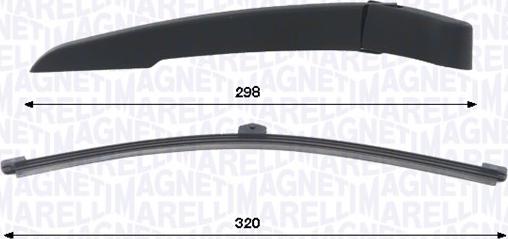 Magneti Marelli 000723180449 — Zestaw wycieraczek, czyszczenie szyb