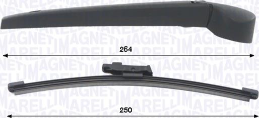 Magneti Marelli 000723180446 — Zestaw wycieraczek, czyszczenie szyb