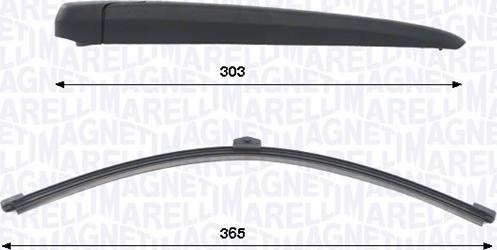 Magneti Marelli 000723180459 — Zestaw wycieraczek, czyszczenie szyb