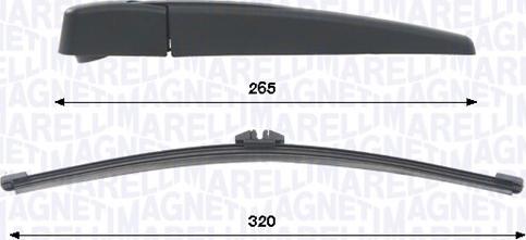 Magneti Marelli 000723180450 — Zestaw wycieraczek, czyszczenie szyb