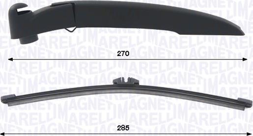 Magneti Marelli 000723180469 — Zestaw wycieraczek, czyszczenie szyb