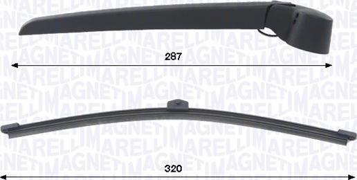 Magneti Marelli 000723180468 — Zestaw wycieraczek, czyszczenie szyb