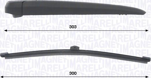 Magneti Marelli 000723180463 — Zestaw wycieraczek, czyszczenie szyb