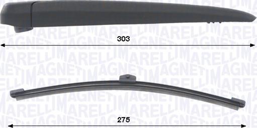 Magneti Marelli 000723180462 — Zestaw wycieraczek, czyszczenie szyb