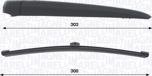 Magneti Marelli 000723180467 — Zestaw wycieraczek, czyszczenie szyb