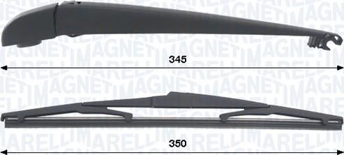 Magneti Marelli 000723180430 — Zestaw wycieraczek, czyszczenie szyb