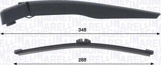 Magneti Marelli 000723180438 — Zestaw wycieraczek, czyszczenie szyb