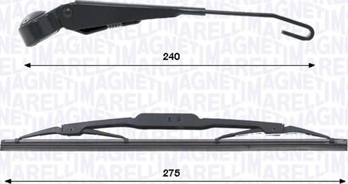 Magneti Marelli 000723180473 — Zestaw wycieraczek, czyszczenie szyb