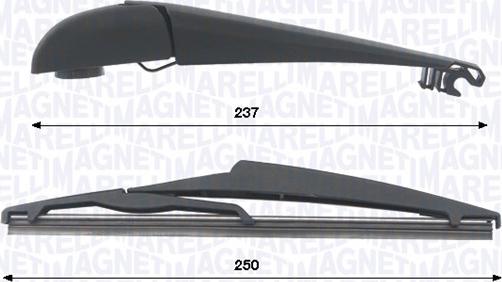 Magneti Marelli 000723180472 — Zestaw wycieraczek, czyszczenie szyb