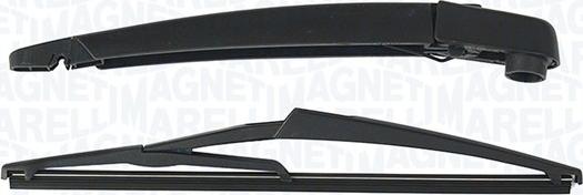 Magneti Marelli 000723180187 - RAMIĘ WYCIERACZKI Z PIÓREM ALFA ROMEO MITO 07.08 -> TYŁ