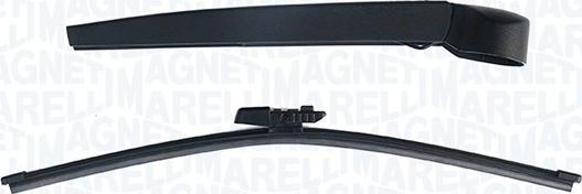 Magneti Marelli 000723180334 - RAMIĘ WYCIERACZKI Z PIÓREM SKODA FABIA MK3 12.14-> TYŁ
