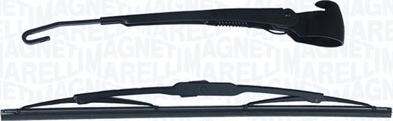 Magneti Marelli 000723180208 - RAMIĘ WYCIERACZKI Z PIÓREM VW GOLF IV VARIANT 08.97 - 05.06 TYŁ