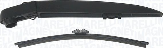 Magneti Marelli 000723180282 - RAMIĘ WYCIERACZKI Z PIÓREM RENAULT CLIO IV 10.12 -> TYŁ