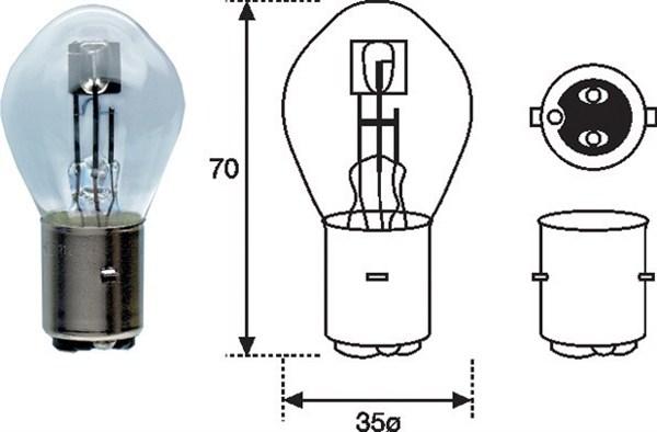 Magneti Marelli 002588200000 — Żarówka, reflektor dalekosiężny