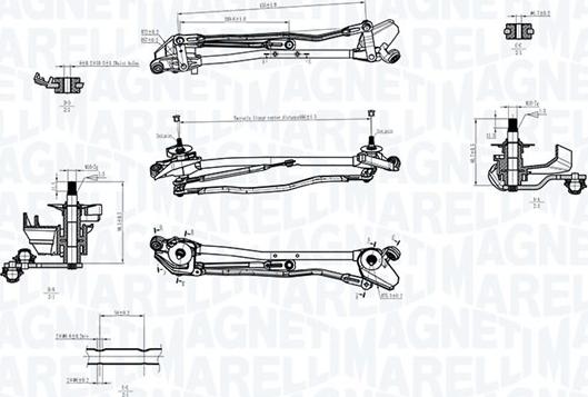 Magneti Marelli 085570740010 — Napęd wycieraczek