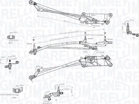 Magneti Marelli 085570758010 — Napęd wycieraczek