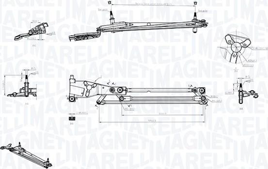 Magneti Marelli 085570706010 — Napęd wycieraczek