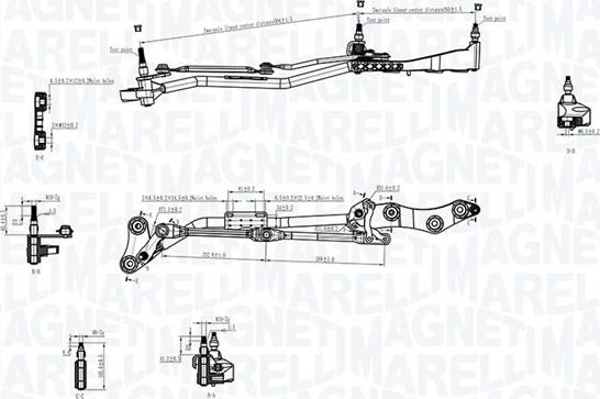 Magneti Marelli 085570730010 - Mechanizm wycieraczek