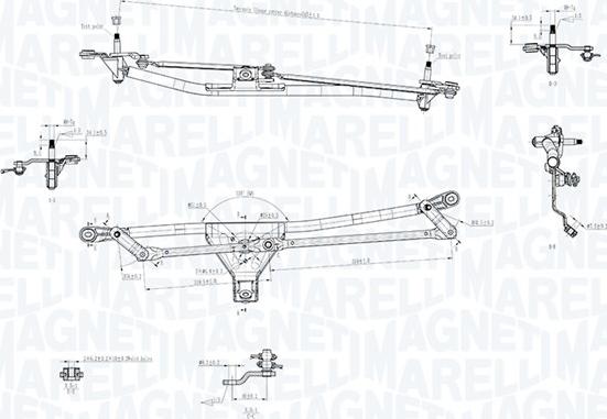 Magneti Marelli 085570721010 — Napęd wycieraczek