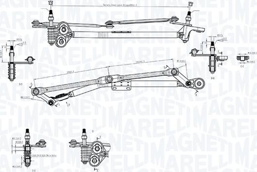 Magneti Marelli 085570727010 — Napęd wycieraczek