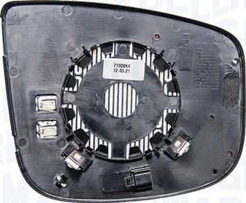 Magneti Marelli 182200920700 — Szkło lusterka, lusterko zewnętrzne