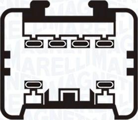 Magneti Marelli 350103170131 - PODNOŚNIK SZYBY HONDA P. CR-V 02- LE. 6PIN Z SILNIKIEM