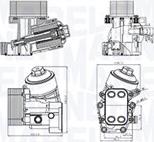Magneti Marelli 350300004100 — Chłodnica oleju, olej silnikowy